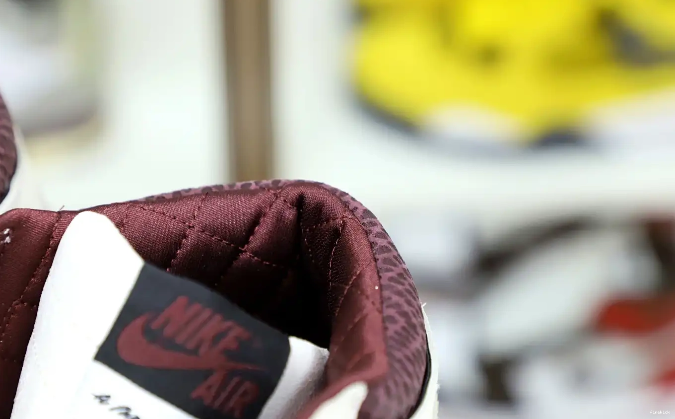 og high 1 Maniére burgundy